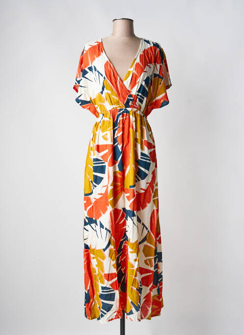 Robe longue orange LOSAN femme