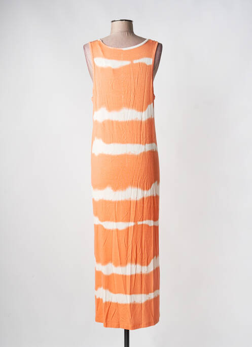 Robe longue orange LPB femme