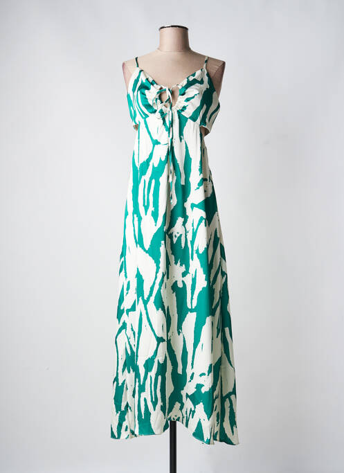 Robe longue vert ENCANDILATA femme