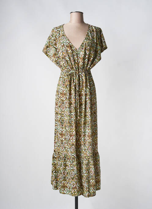 Robe longue vert LPB femme