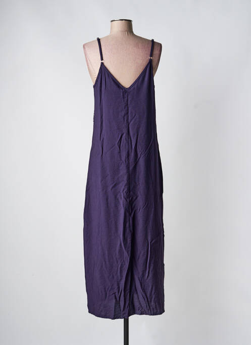 Robe mi-longue bleu DINA & DESS femme