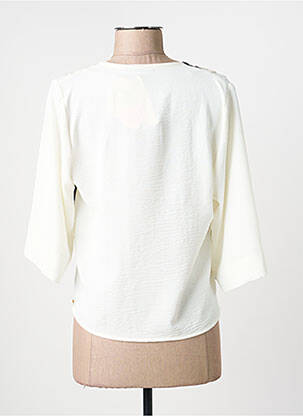 Chemisier coupe cintrée manches longues beige DINA & DESS femme