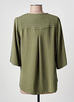 Blouse manches longues manches longues vert DINA & DESS femme