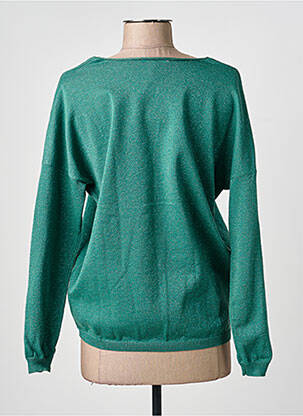 Pull col v manches longues vert LPB femme
