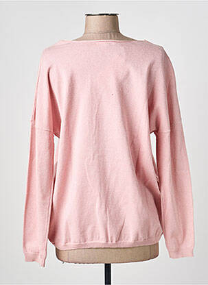 Pull col v manches longues rose clair LPB femme