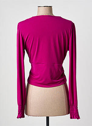 Top stretch manches longues violet DINA & DESS femme