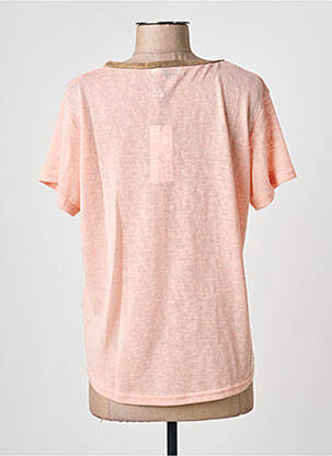 Top stretch manches courtes rose MOLLY BRACKEN femme