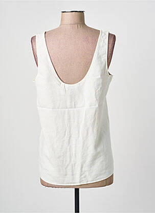 Top coupe cintrée sans manche beige B.YOUNG femme