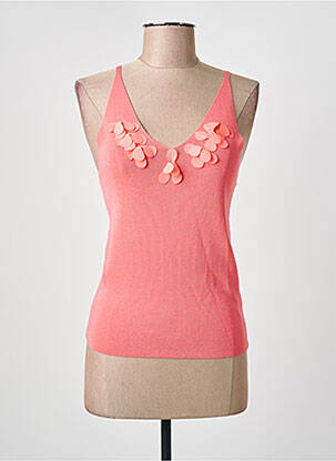 Top stretch sans manche rose MOLLY BRACKEN femme