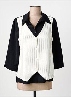 Chemisier noir DINA & DESS femme