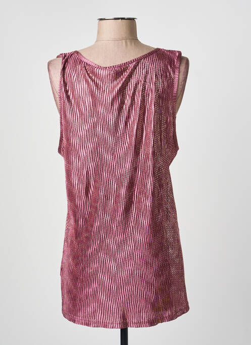 Top coupe cintrée sans manche violet MOLLY BRACKEN femme