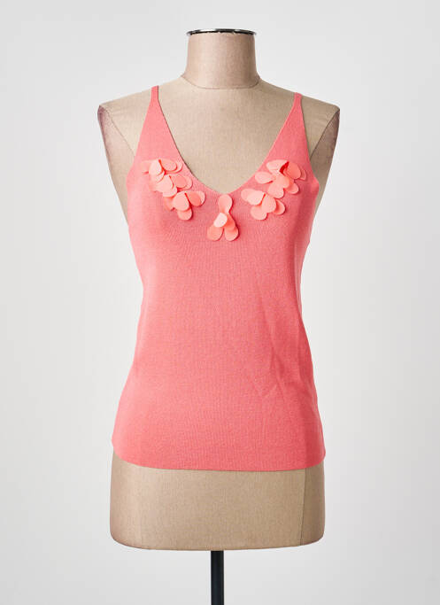 Top stretch sans manche rose MOLLY BRACKEN femme
