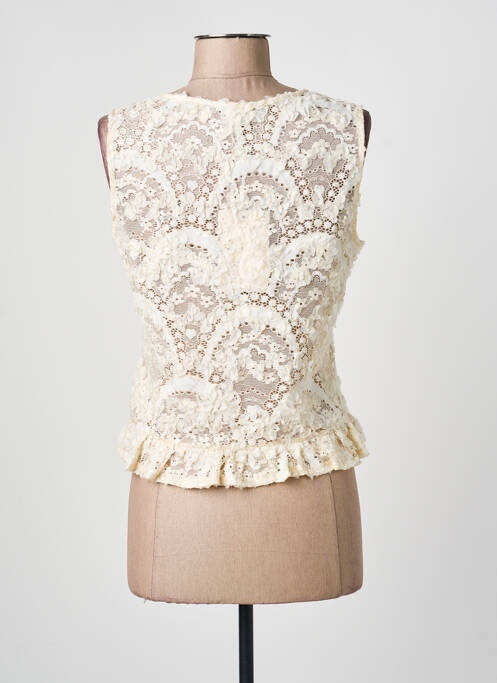 Top beige ENCANDILATA femme