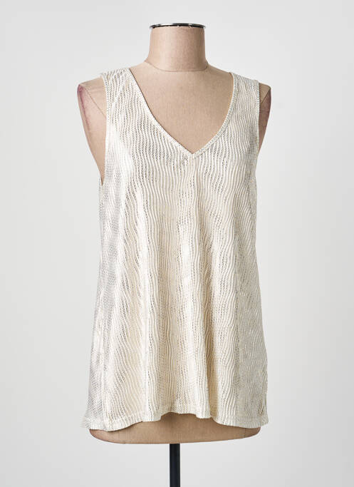 Top beige MOLLY BRACKEN femme