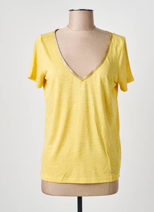 Top jaune clair LPB femme