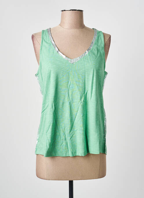 Top vert LPB femme