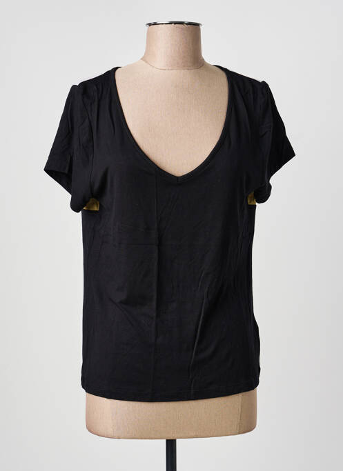 T-shirt noir PAUL BRIAL femme