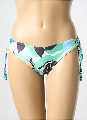 Bas de maillot de bain imprimé fantaisie culotte bleu SEAFOLLY femme