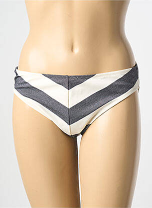 Bas de maillot de bain imprimé fantaisie culotte argent RED POINT femme