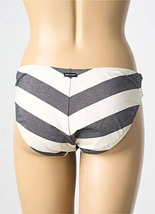 Bas de maillot de bain imprimé fantaisie culotte argent RED POINT femme