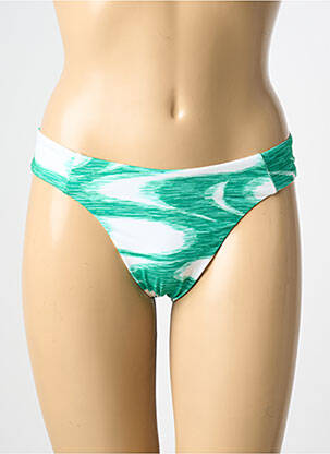 Bas de maillot de bain imprimé fantaisie culotte vert SEAFOLLY femme