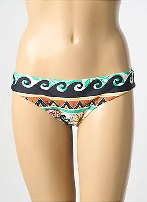 Bas de maillot de bain imprimé fantaisie culotte noir SEAFOLLY femme