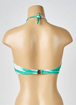 Haut de maillot de bain stretch haut bandeau vert SEAFOLLY femme