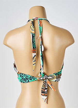 Haut de maillot de bain stretch haut soutien-gorge moulé vert SEAFOLLY femme