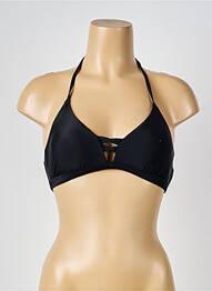 Haut de maillot de bain stretch haut triangles noir MOLLY BRACKEN femme
