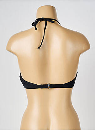 Haut de maillot de bain stretch haut triangles noir MOLLY BRACKEN femme