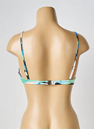 Haut de maillot de bain stretch haut triangles vert SEAFOLLY femme