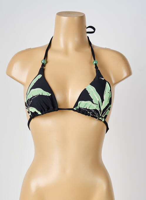 Haut de maillot de bain stretch haut triangles noir SEAFOLLY femme