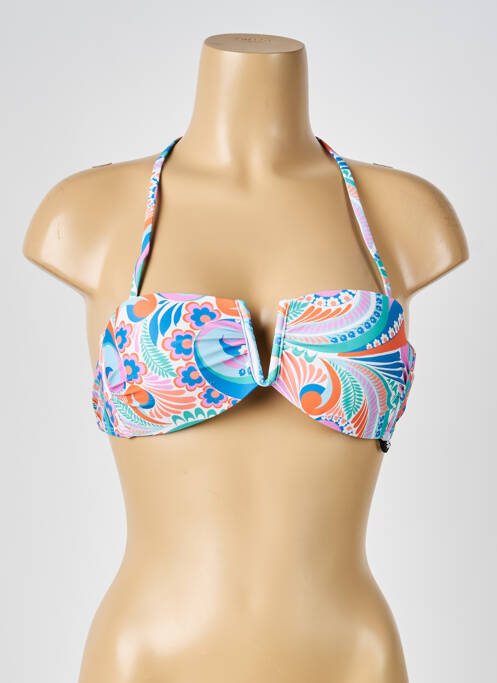 Haut de maillot de bain bleu MOLLY BRACKEN femme