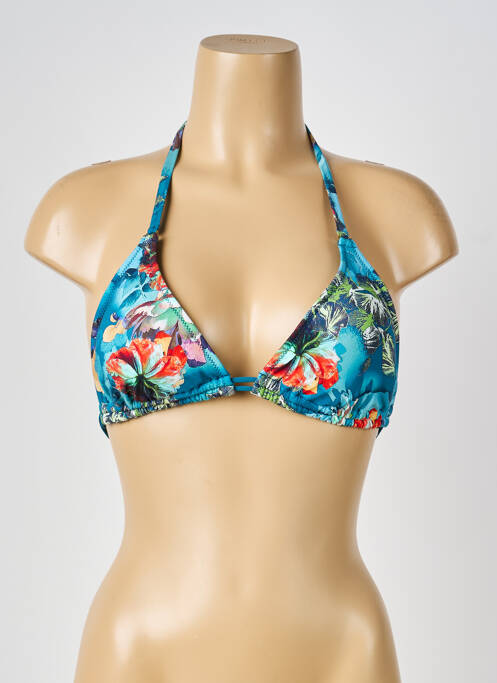 Haut de maillot de bain bleu PAIN DE SUCRE femme