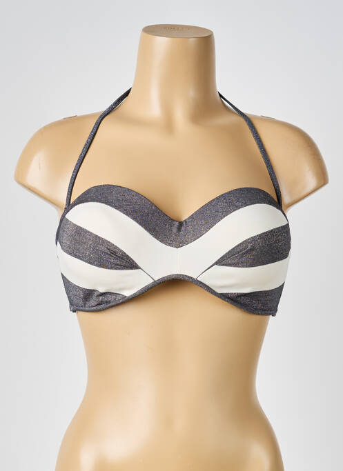 Haut de maillot de bain gris RED POINT femme