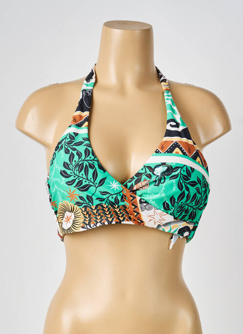 Haut de maillot de bain vert SEAFOLLY femme
