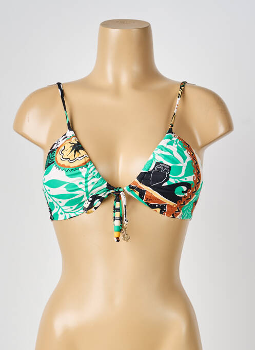 Haut de maillot de bain vert SEAFOLLY femme