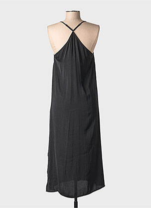 Robe longue coupe fluide fines bretelles noir LES P'TITES BOMBES femme