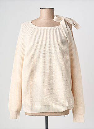 Pull stretch manches longues rose PAKO LITTO femme
