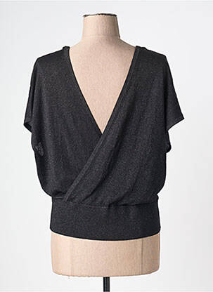 Top stretch manches courtes noir KING LOUIE femme