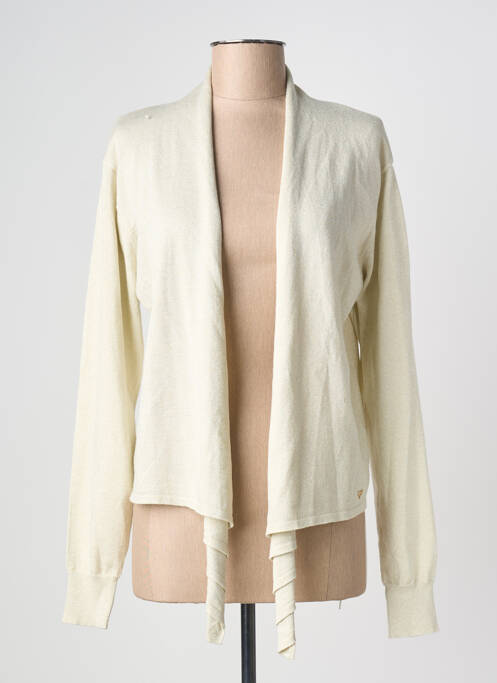 Gilet manches longues beige LES P'TITES BOMBES femme