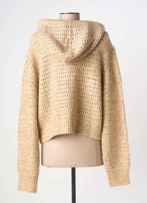 Gilet manches longues beige LES P'TITES BOMBES femme