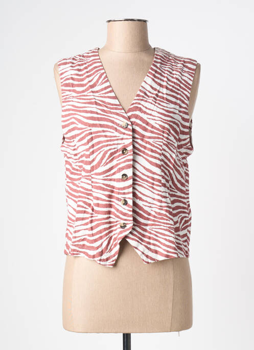 Gilet sans manche rose B.YOUNG femme