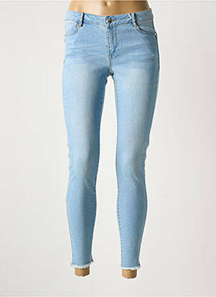Jeans coupe slim stretch taille normale bleu LPB femme