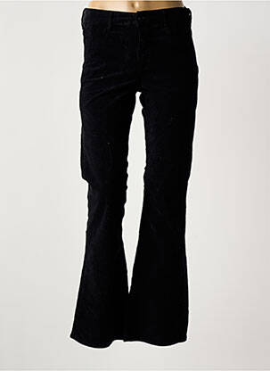 Pantalon flare stretch taille normale noir HAPPY femme