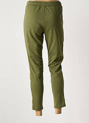 Pantalon 7/8 stretch taille normale vert PAKO LITTO femme