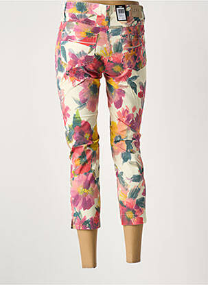 Pantacourt stretch taille normale rose ZRS TIMELESS femme