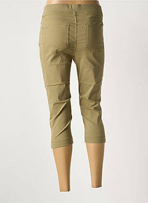 Pantacourt stretch taille normale vert B.YOUNG femme