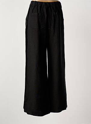 Pantalon large fermeture zippée sous rabat boutonné taille normale noir PAKO LITTO femme