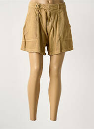 Short fermeture zippée sous rabat boutonné taille normale marron BANDITAS FROM MARSEILLE femme